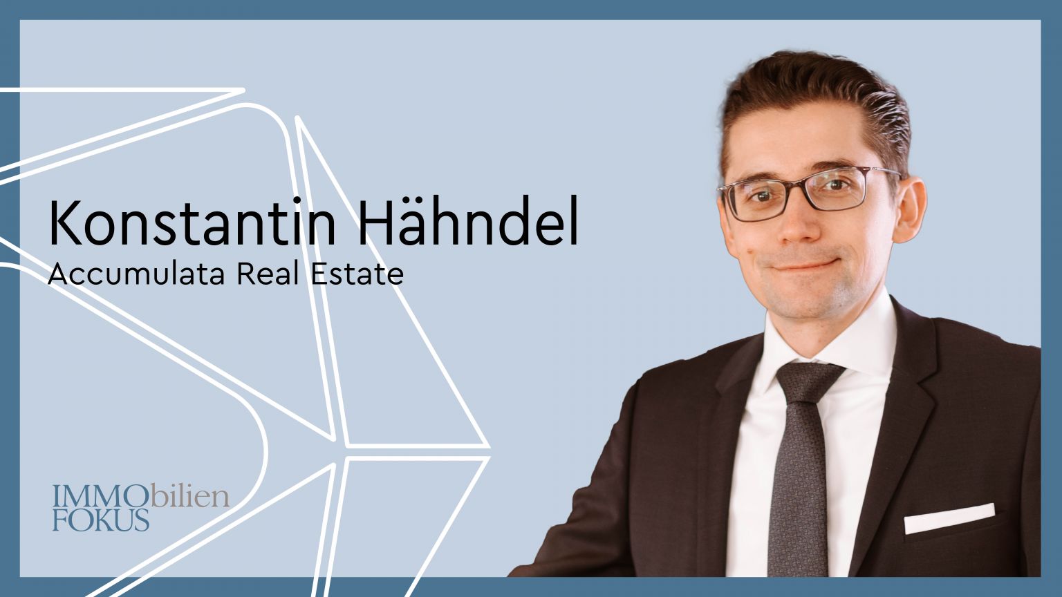 Konstantin Hähndel verstärkt Investment-Geschäft bei Accumulata Real Estate