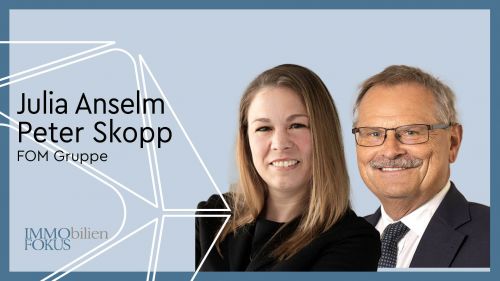 Julia Anselm und Peter Skopp verstärken die FOM Real Estate