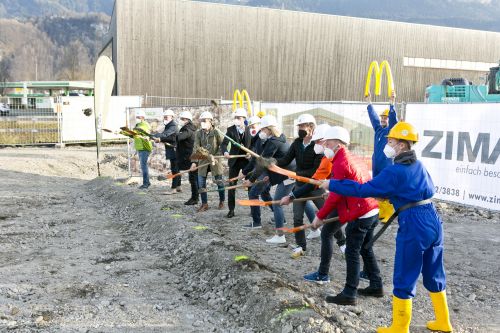 Baustart für größtes McDonald’s Restaurant in Vorarlberg
