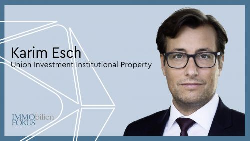 Karim Esch rückt in die Geschäftsführung der Union Investment Institutional Property auf