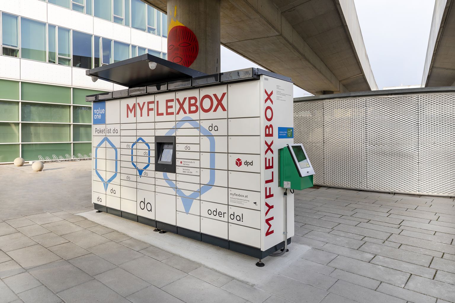 MYFLEXBOX – erster Smart Locker im Viertel Zwei in Wien