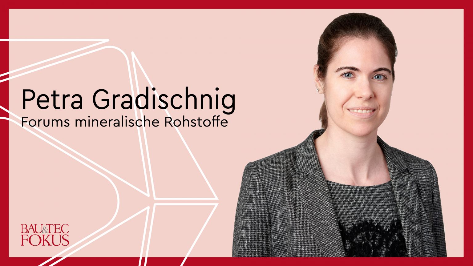 Petra Gradischnig ist neue Geschäftsführerin des Forums mineralische Rohstoffe