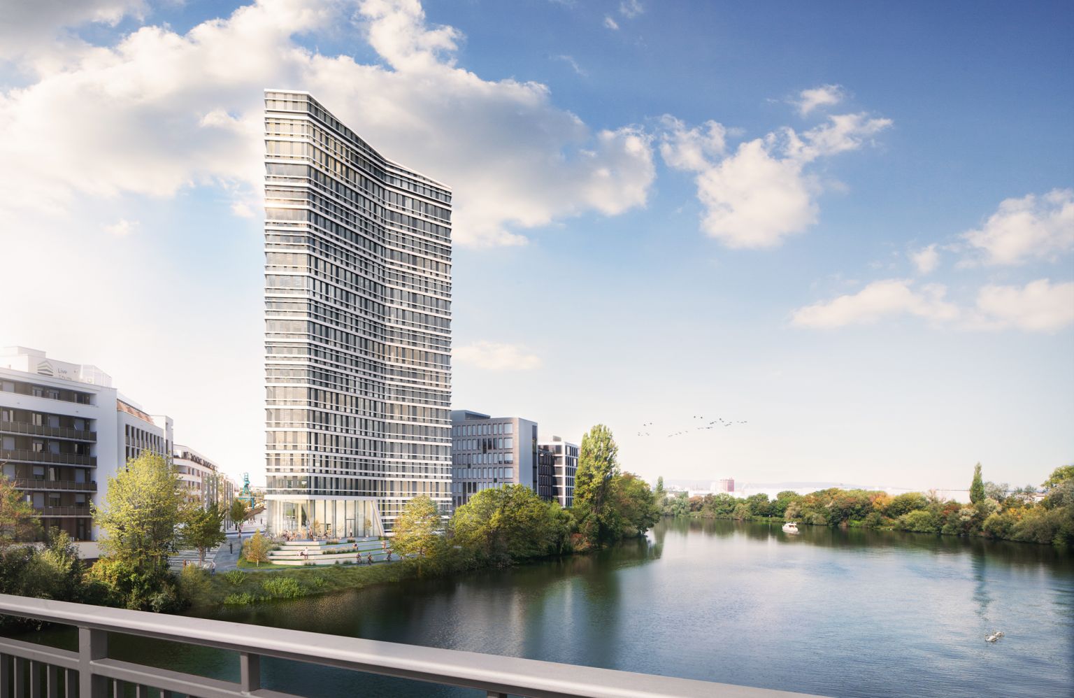 WAYV - Riverside Office Tower von Eyemaxx erhält Baugenehmigung
