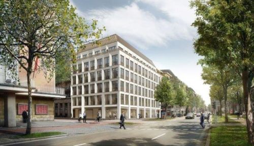 6B47 legt Grundstein für Büro- und Geschäftshaus in Düsseldorf