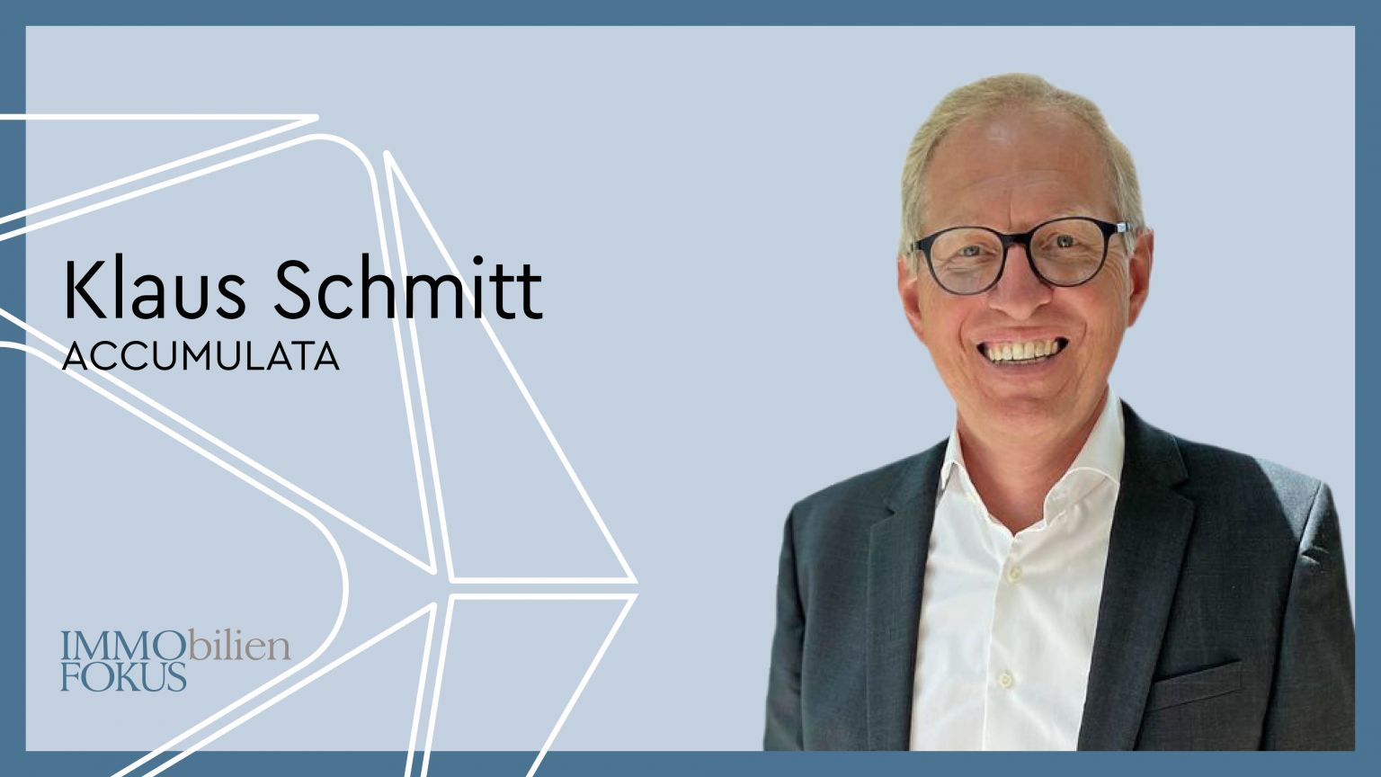 Klaus Schmitt verstärkt Unternehmensbeirat der ACCUMULATA