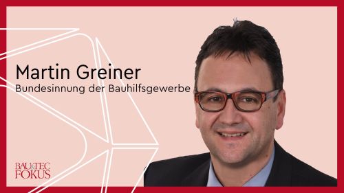 Bauhilfsgewerbe: Martin Greiner ist neuer Bundesinnungsmeister