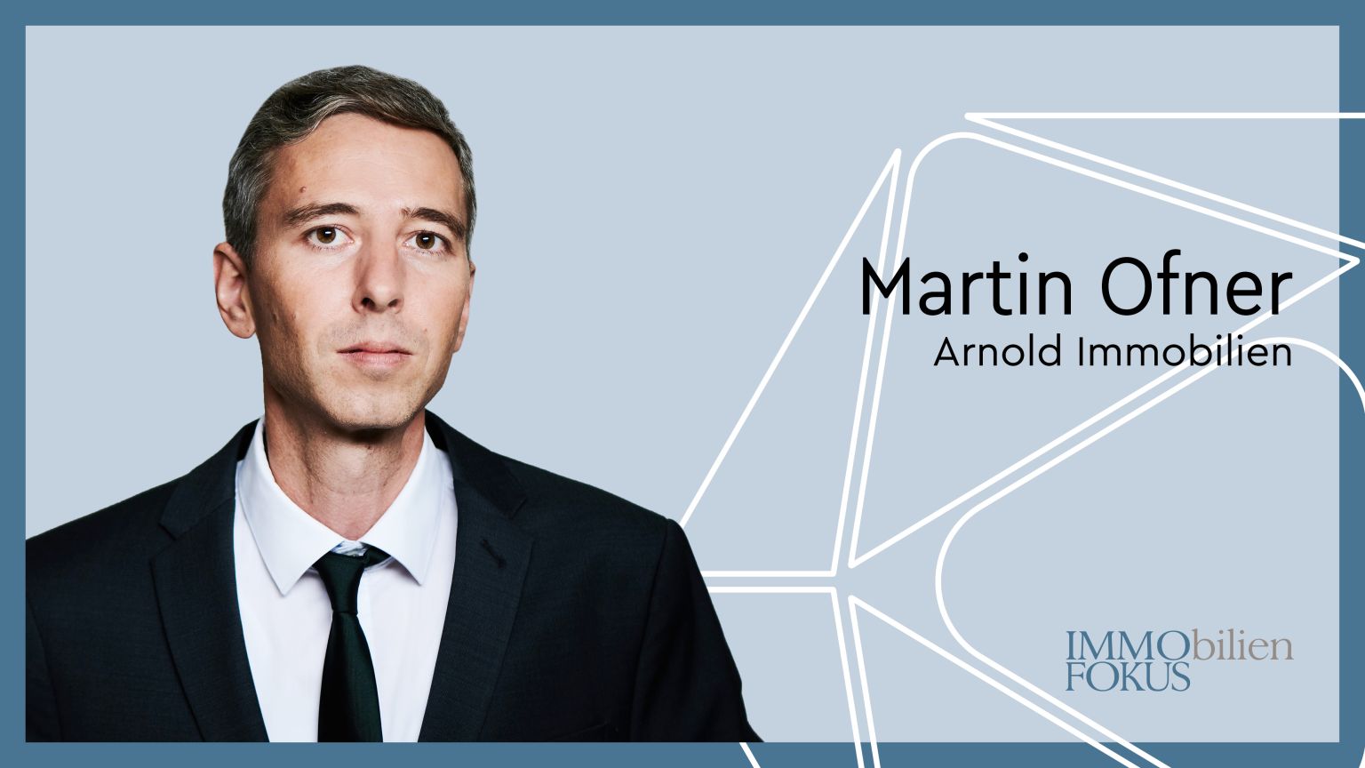 Martin Ofner übernimmt die Leitung der Marktanalyse bei Arnold Immobilien