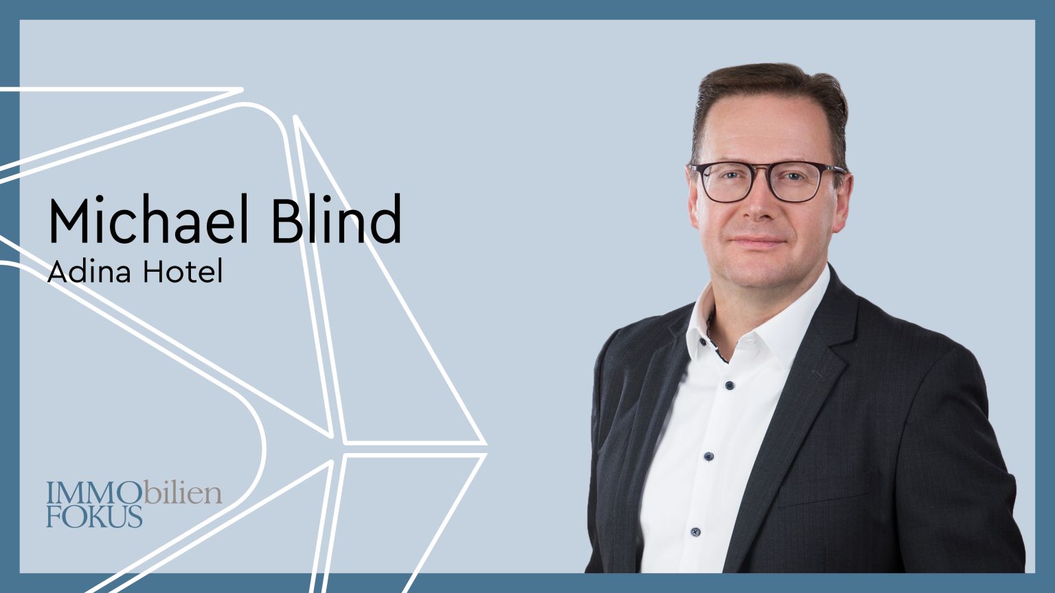 Michael Blind ist General Manager des neuen Adina Hotels in Stuttgart