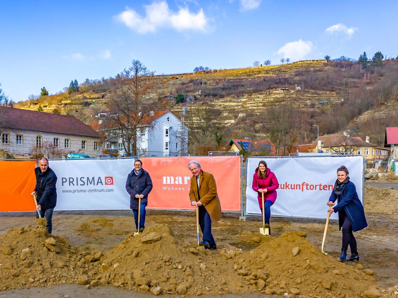 Prisma feiert Spatenstich für erstes Projekt in Krems