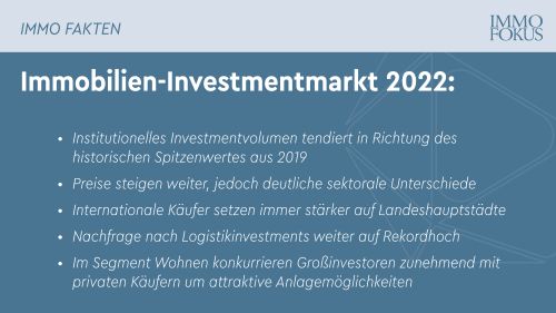 EHL Investment Consulting erwartet transaktionsreiches Jahr 2022