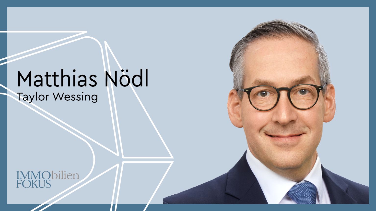 Matthias Nödl ist neuer Partner im Taylor Wessing Real Estate Team