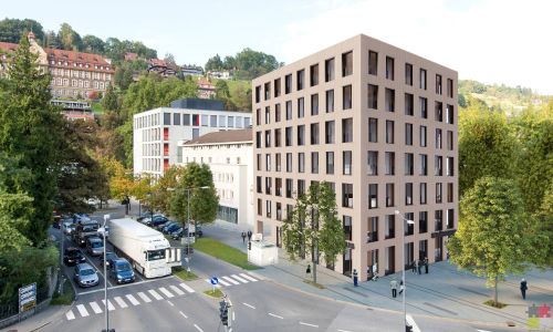 Planmäßiger Baufortschritt: „S’Bärahus“ von CityOffice Feldkirch Development
