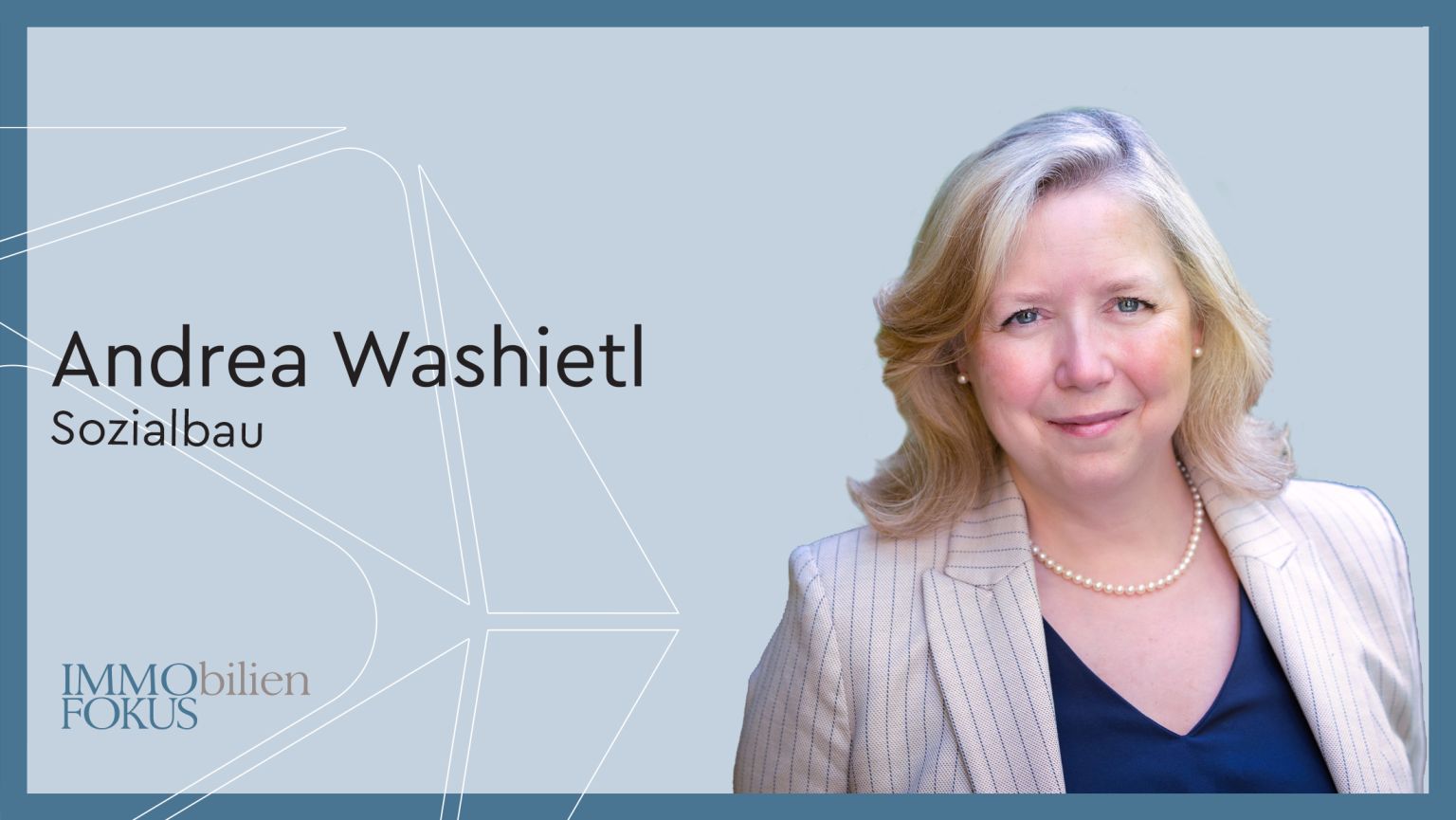 Andrea Washietl ist neues Mitglied des Sozialbau-Vorstandes