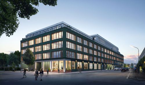 Becken feiert Grundsteinlegung für Münchener Fabrik Office