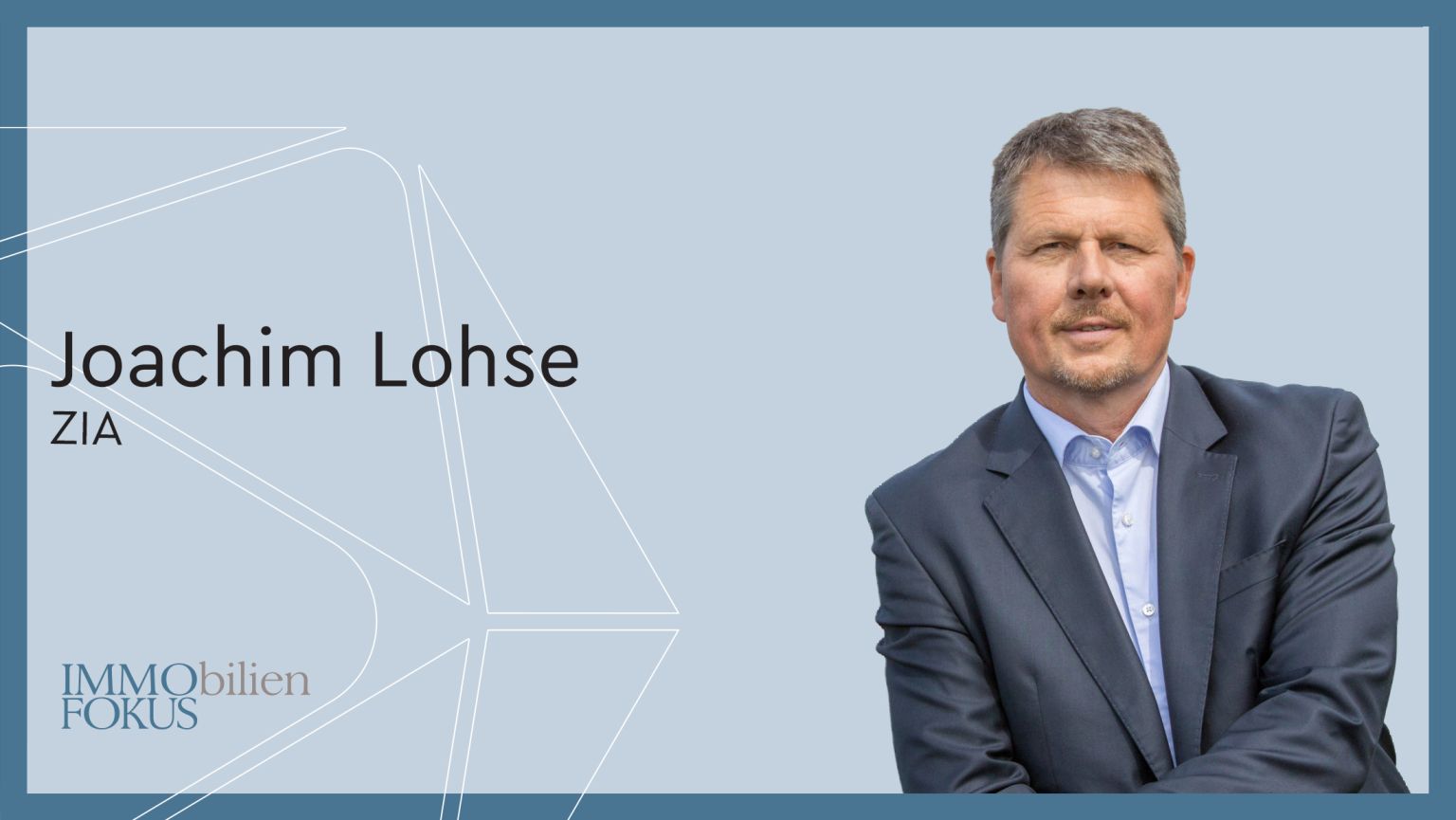 Joachim Lohse wird neuer ZIA-Geschäftsführer