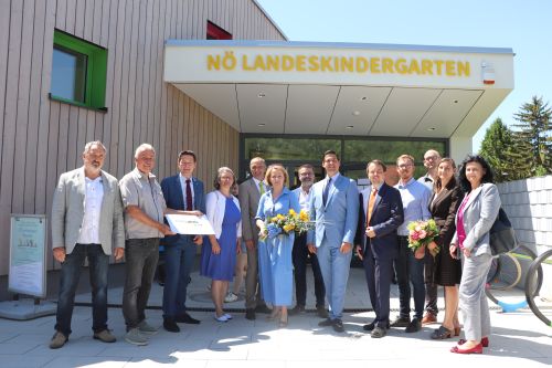 klima:aktiv Gold Kindergarten Münichsthal offiziell eröffnet