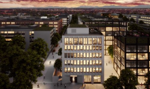 LRO planen neues Bürogebäude für den „iCampus im Werksviertel“