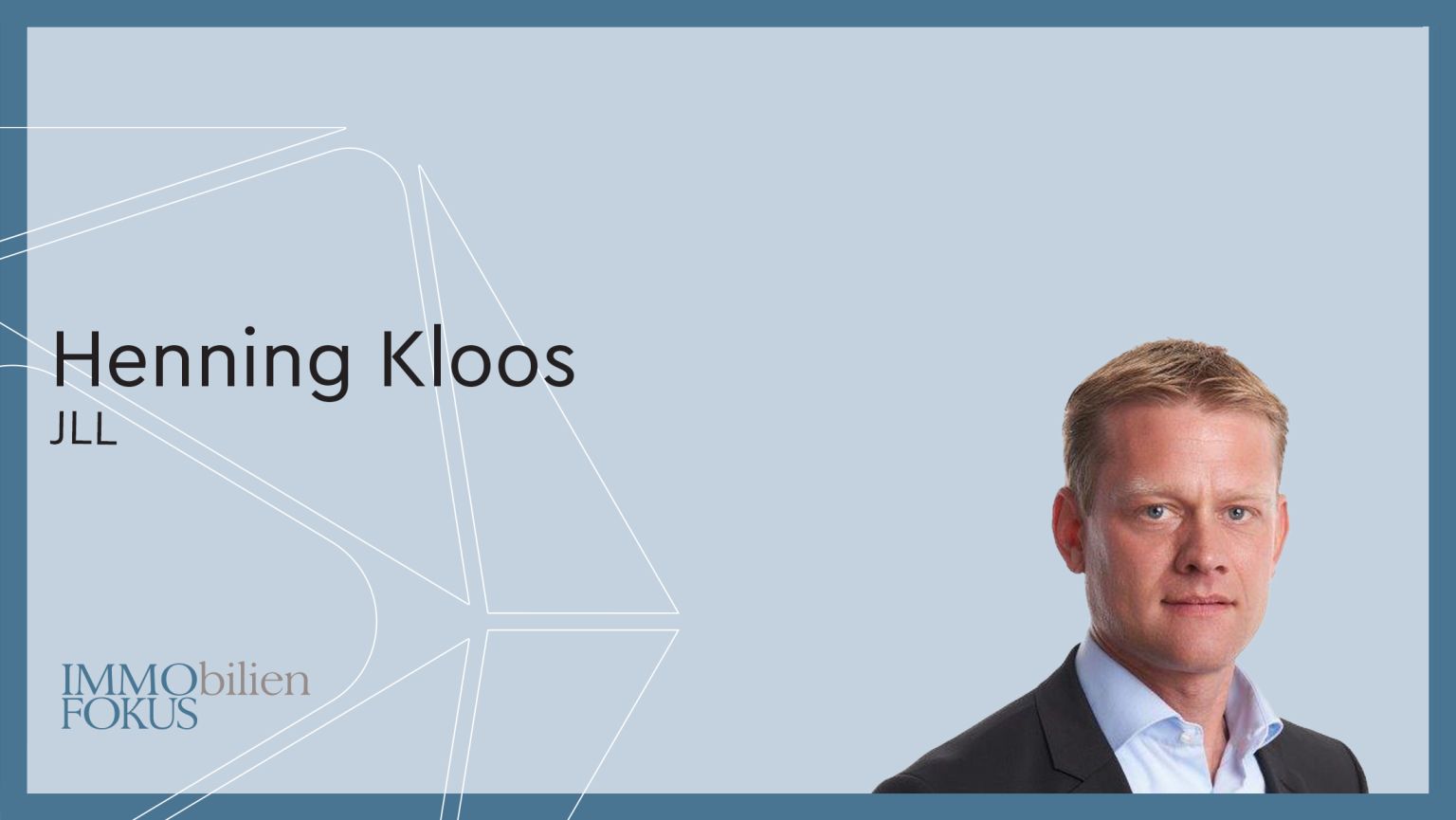 JLL-Finanzchef Henning Kloos übernimmt auch die COO-Rolle