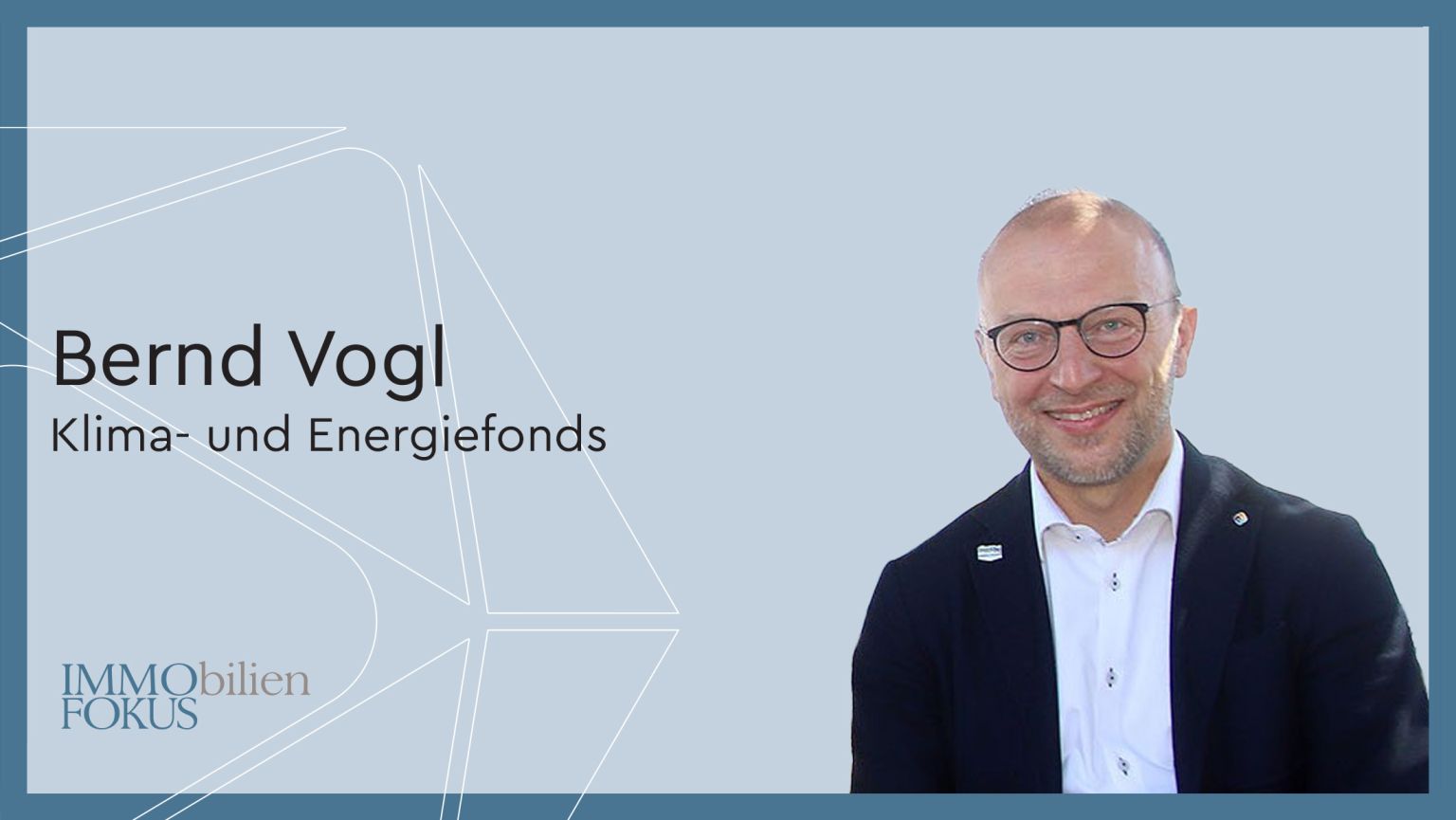Bernd Vogl wird neuer Geschäftsführer des Klima- und Energiefonds