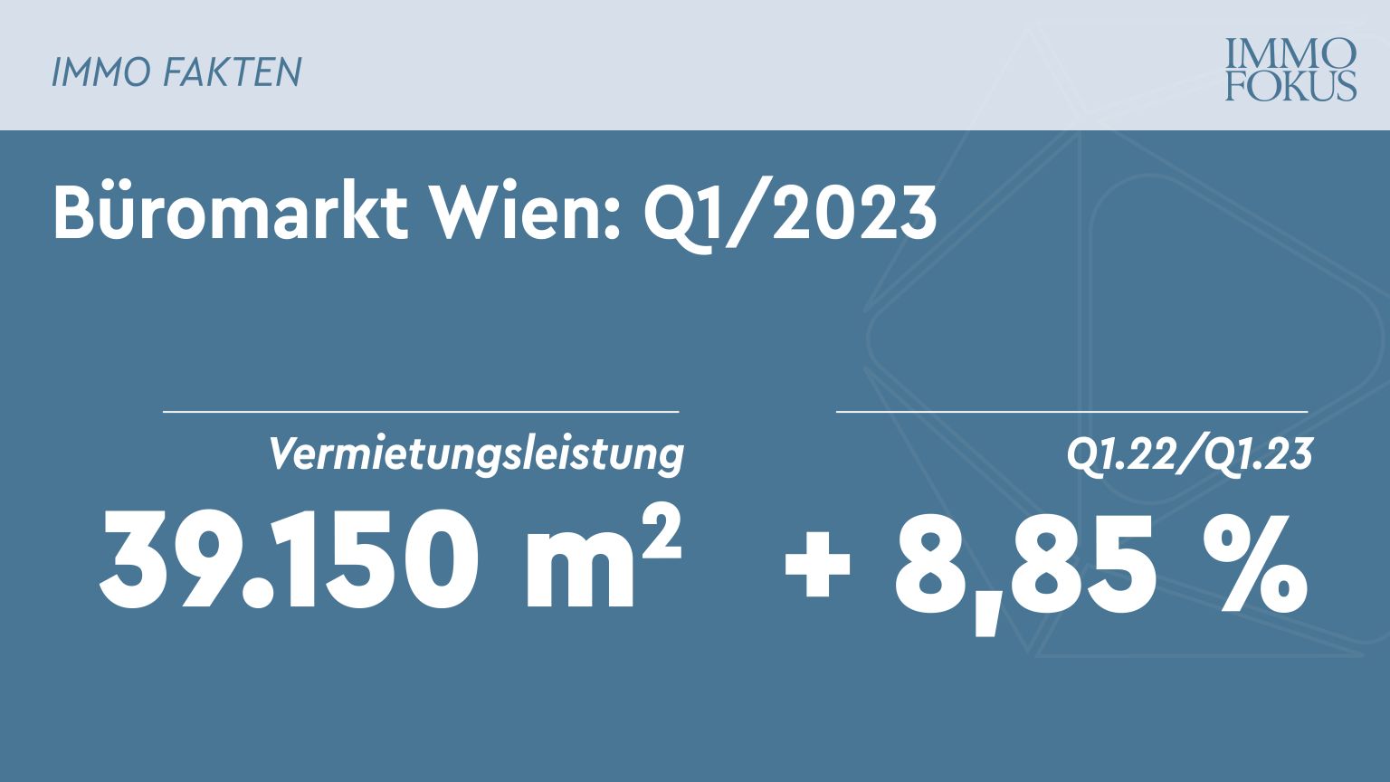 Büromarkt Wien: Leerstandsquote liegt bei 3,91%