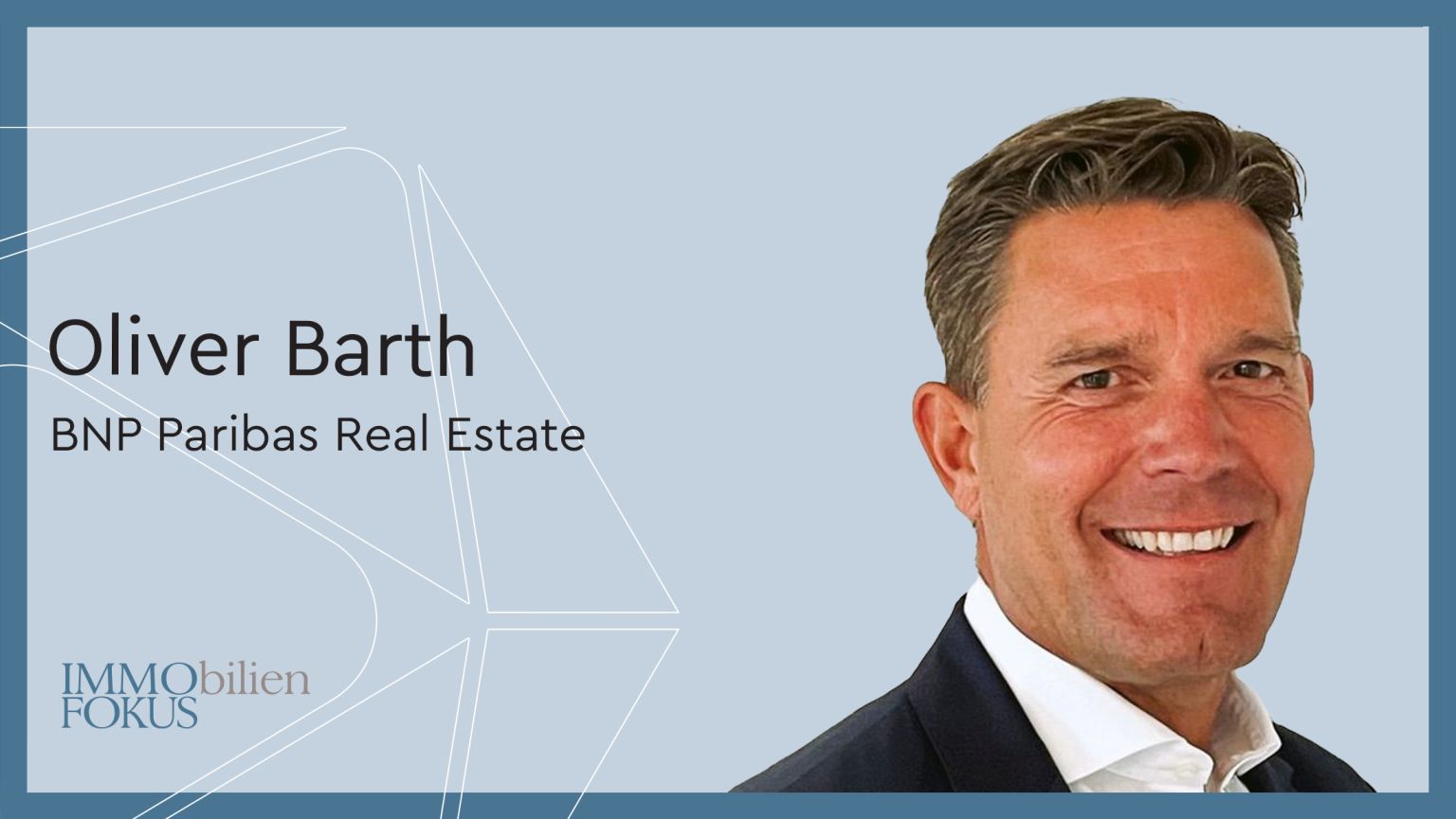 Oliver Barth wird Head of Office Advisory bei BNP Paribas Real Estate