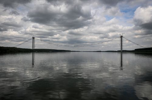 Spektakuläre Donaubrücke wird in Rumänien eingeweiht
