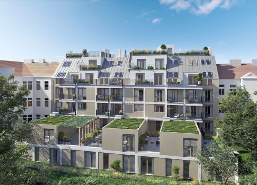 VMF Immobilien: Dachgleiche bei Wohnbauprojekt mit Homeoffice-Konzept