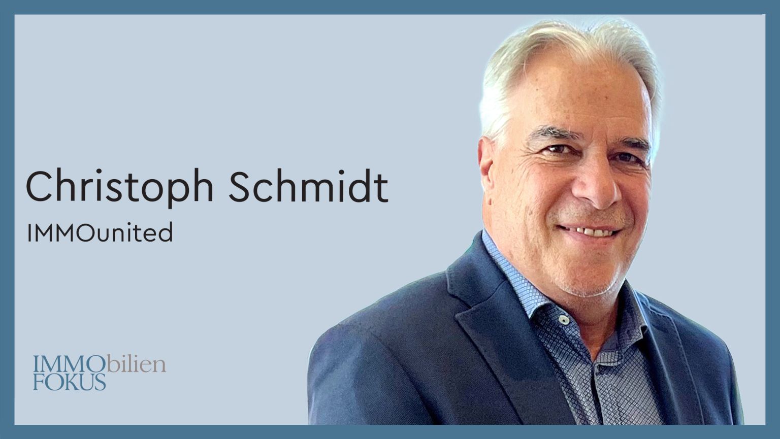 IMMOunited holt Sportsponsoring-Experte Christoph Schmidt an Bord