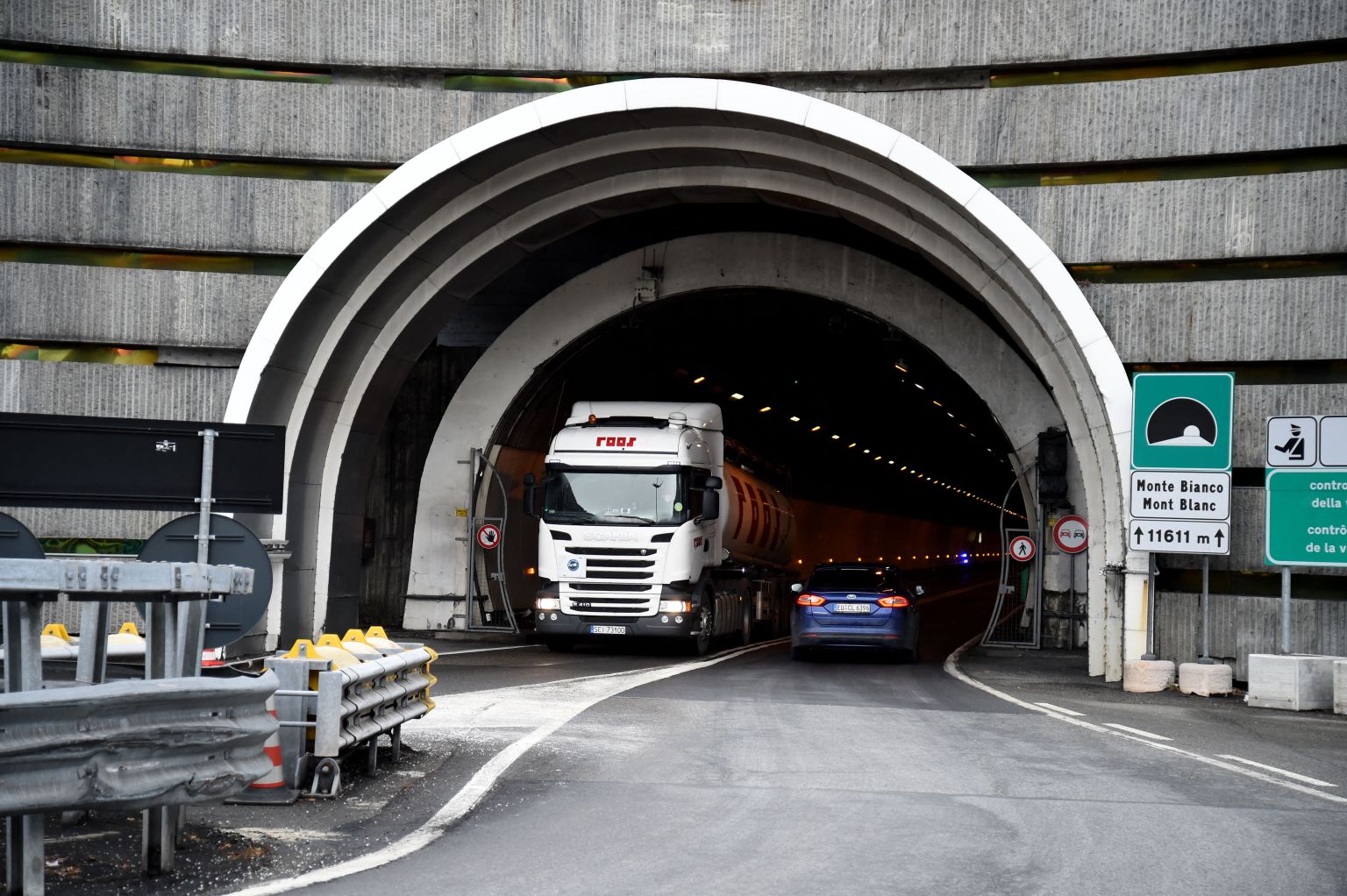 Geplante Schließung des Mont-Blanc-Tunnels wird verschoben