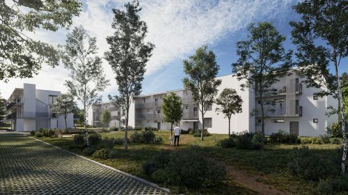VMF Immobilien: Gleichenfeier von Projekt mit 43 Wohnungen in Graz-Puntigam