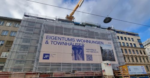 Nachhaltiges Wohnbauprojekt in der Wiedner Hauptstraße 140 feiert Dachgleiche