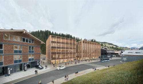 Nobelskiort Lech eröffnete umstrittenes neues Gemeindezentrum