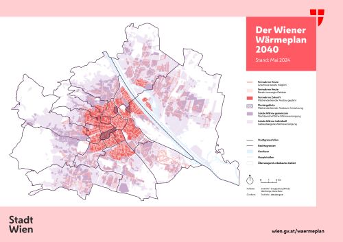 Erneuerbare - Wiener Wärmeplan definiert Zielgebiete für Umstellung