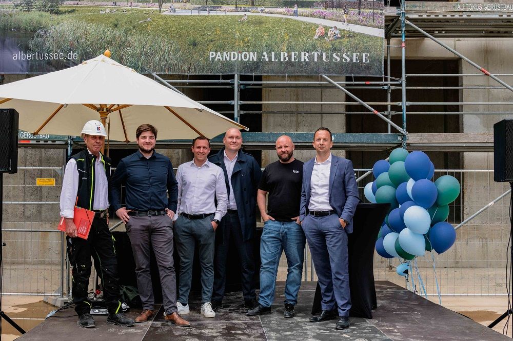 PANDION feiert Richtfest für Wohnquartier in Düsseldorf