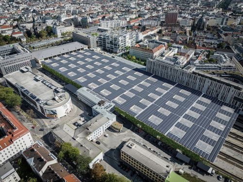 Solarkraftwerk Wiener Westbahnhof