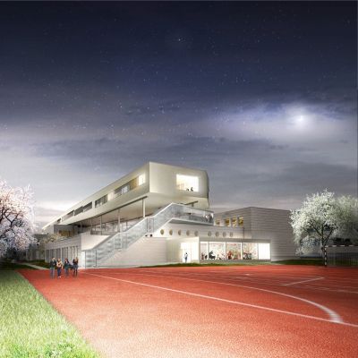 Baustart am musischen Gymnasium Salzburg