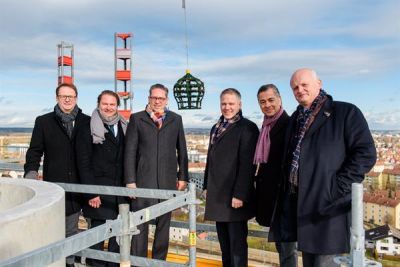 IN-Tower: 6B47 feiert Richtfest für Ingolstadts neues Wahrzeichen