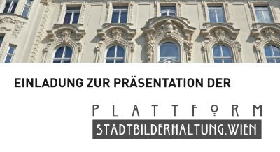 Plattform Stadtbilderhaltung.Wien