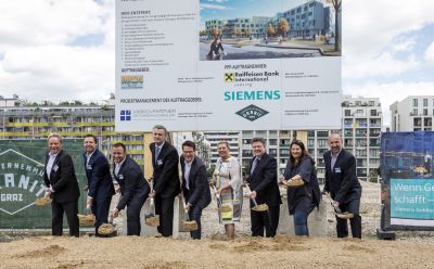 Siemens: Spatenstich