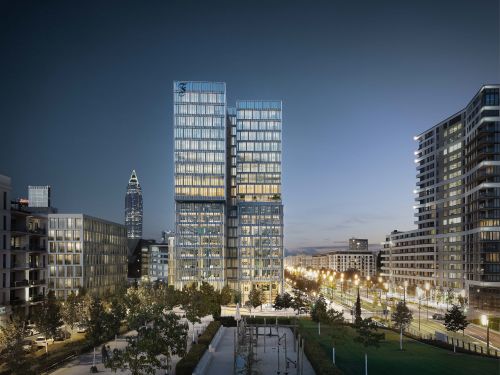 F.A.Z. Tower: UBM feiert hochkarätige Grundsteinlegung für neue Landmark des Frankfurter Europaviertels